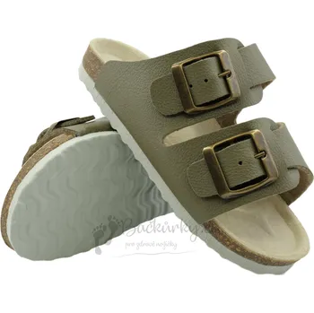 Chlapecké sandály Dětské pantofle Protetika ORS T 94 khaki (53) - vel. 34