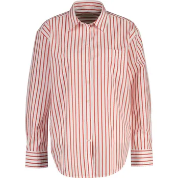 Dámská košile KOŠILE GANT REL CLASSIC POPLIN STRIPED SHIRT PERFECT RED