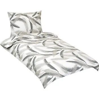 Povlečení BELLATEX Povlečení krep 80/929 pírka 140 × 220, 70 × 90