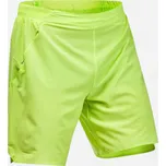 QUECHUA Pánské turistické kraťasy FH 900 žluté 38 ZELENÁ|ŽLUTÁ