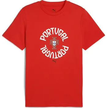 Pánská móda PUMA Pánské tričko ftblNRGY PUMA S BÍLÁ|ČERVENÁ