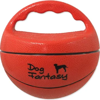 Hračka pro psa Hračka Dog Fantasy Ball míč s rukojetí pískací 15cm