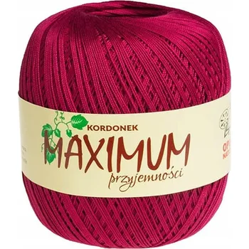 Příze Háčkovací Příze Maximum Opus barva 1555 Bordó (Vínová)