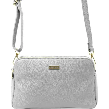 Dámská kabelka MiaMore 01-046 DOLLARO světle šedá + doprava zdarma