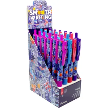 Kancelář Gelové pero 512 FLOWERS 0,7mm