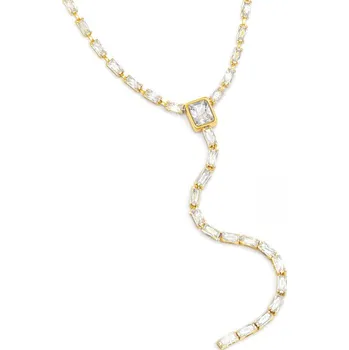 Náhrdelník ELENYS Linear Drop – pozlacený náhrdelník 18K žluté zlato Délka: 40+5 cm / max. 45 cm pozlacený náhrdelník 18K žluté zlato