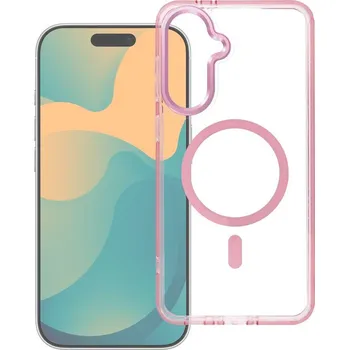 Náhradní kryt pro mobilní telefon Kryt Cover Frame Clear Hybrid Mag Cover with MagSafe Samsung Galaxy S26 Edge Powder Pink