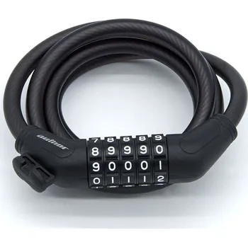 Zámek na kolo AUTHOR Zámek ASL-44 SpirCod d.10x1500mm černá-matná