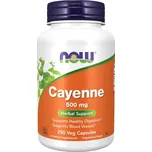 NOW Foods Cayenne, 500mg - 250 kapslí