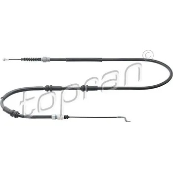 Brzdový systém Tažné lanko, parkovací brzda TOPRAN 115 977