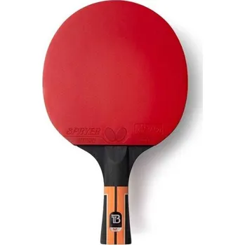 Raketový sport Pálka na stolní tenis Butterfly TIMO BOLL COMFORT KIDS UNI Černá, Červená, Hnědá