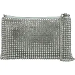Třpytivá dámská plesová kabelka Moon Safieh, stříbrná