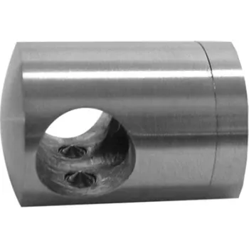 Zábradlí Hahn Steel Nerezový držák prutů O16 mm, 40×40×2 mm - Nerez AISI 316, broušený