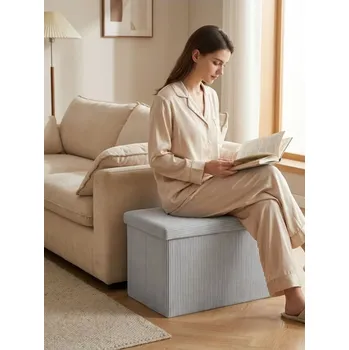 Taburet Sinsay - Taburet s úložným prostorem - šedá - 329JM-09X - 329JM-09X-ONE