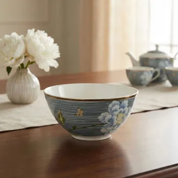Porcelánová mísa / salátová mísa LAURA ASHLEY HERITAGE šedá 0,4 l