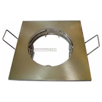 Bodové svítidlo PREMIUMLUX Podhledové bodové svítidlo halogenová stropní KAPPA stop zinku i hliník Satyna čtvercová pevná 0