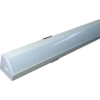 LED páska Hliníková lišta rohová,Alu profil MS-614 pro LED pásek 8-10mm,1m,bílá