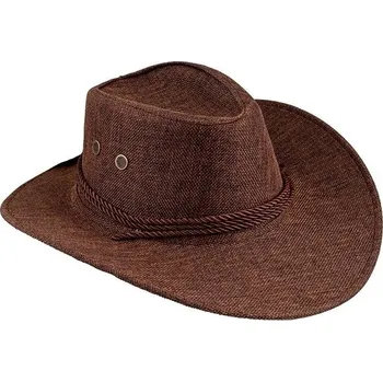 Funny Fashion Kovbojský klobouk, hnědý