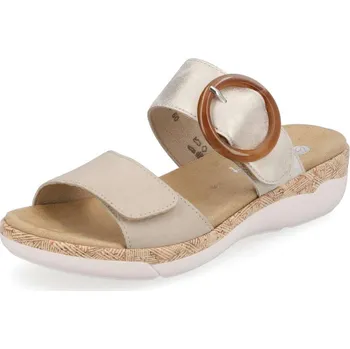 Dámská obuv Rieker Dámské nazouváky REMONTE R6858-60 béžová S6 45