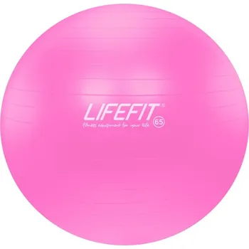 Gymnastický míč LIFEFIT LIFEFIT ANTI-BURST Gymnastický míč 65 cm, růžový