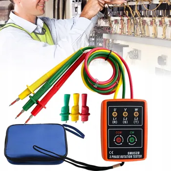 IP kamera Třífázový detektor sledu fází SM852B 60V~600V