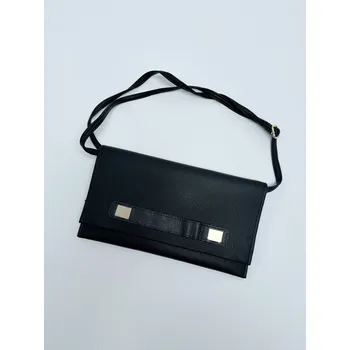 Kabelka Voga Móda Koženkové psaníčko EVENT Černá