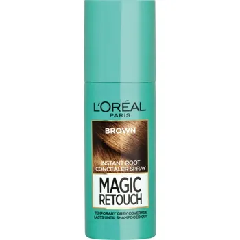 Barva ve spreji L´Oréal Paris Magic Retouch, sprej pro okamžité zakrytí odrostů, sv. hnědá, 75 ml