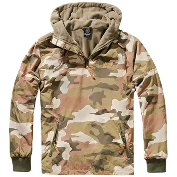 Pánská casual bunda Bunda Brandit Luke windbreaker light woodland - Akce Barva: light woodland, Velikost: M