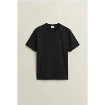 TRIČKO GANT REG SHIELD SS T-SHIRT BLACK