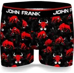 Pánské boxerky John Frank JFBD332 L Černá