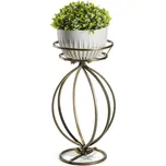 STOJAN NA KVĚTINÁČ VIRELLA 54X30 CM ZLATÁ