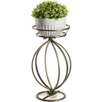 Stojan na květiny STOJAN NA KVĚTINÁČ VIRELLA 54X30 CM ZLATÁ