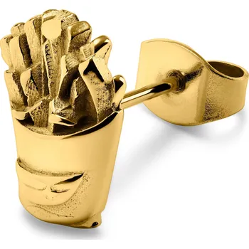 Náušnice Jaygee | Náušnice pecka ve tvaru hranolek zlaté barvy - Otsu