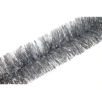 Vánoční dekorace Řetěz 4řadý 2m stříbrný