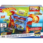 Hot Wheels City automyčka Color Shifters s otočným tunelem