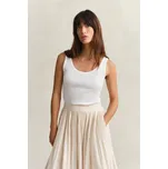 TOP GANT SLIM RIBBED TANK TOP WHITE