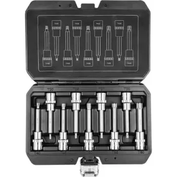 Bit NEO TOOLS NEO - Sada vnitřních šroubovacích bitů TORX 1/2" 100mm 9ks