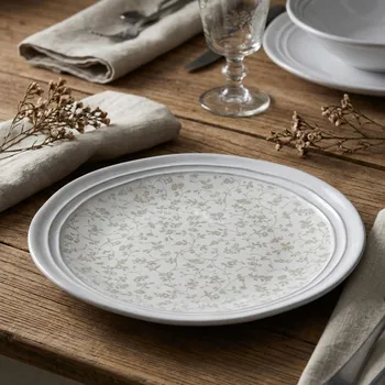 Talíř Kameninový dezertní talíř LAURA ASHLEY ARTISAN WILD CLEMATIS 20 cm