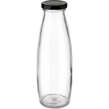 Láhev Skleněná láhev na džus s víčkem TADAR 0,5 l