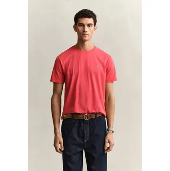 TRIČKO GANT REG SHIELD SS T-SHIRT ROSE RED