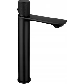 Vodovodní baterie Mexen Royo One Vysoká Umyvadlová baterie, Černá, 72211-70