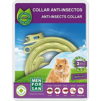 Antiparazitikum pro kočku Menforsan Obojek proti klíšťatům a blechám pro kočky - délka 33 cm