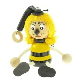 Dřevěná hračka Česká dřevěná hračka Včela na pružině (CH21323)