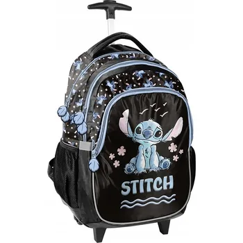 Školní batoh Školní batoh s více komorami Lilo a Stitch Paso černý, modrý, růžový, vícebarevný