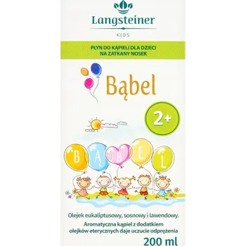 Koupelová pěna Pěna do koupele pro děti na ucpaný nos Langsteiner Kids Bublinka 200 ml