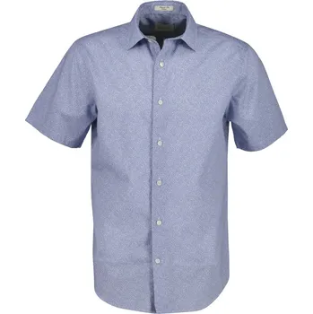 KOŠILE GANT REG POPLIN AOP SS SHIRT FADED DENIM