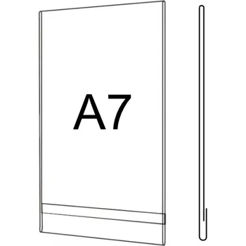 Plastova Kapsa O A7 na výšku Plastova Kapsa O A7 na výšku - 1 ks