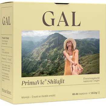 Fitness strava GAL PrimaVie® Shilajit 28 g 60 kapslí