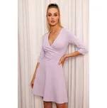 Moe M786 Přiléhavé mini šaty - fialové