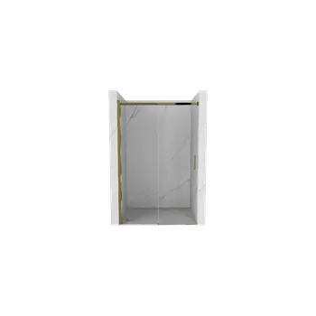 Sprchové dveře Mexen OMEGA posuvné sprchové dveře do otvoru 100 cm, zlatá-transparentní, 825-100-000-50-00